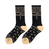 COCOCAT New Mens Crew Cactus Jack Socks Pure Cotton Travis Scott Sport Hip Hop Skateboard White /Yellow /Black Sockken Wholesale