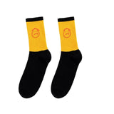 COCOCAT New Mens Crew Cactus Jack Socks Pure Cotton Travis Scott Sport Hip Hop Skateboard White /Yellow /Black Sockken Wholesale