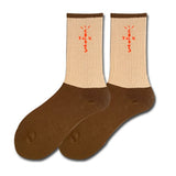 COCOCAT New Mens Crew Cactus Jack Socks Pure Cotton Travis Scott Sport Hip Hop Skateboard White /Yellow /Black Sockken Wholesale