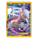 54 Pack Pokemon Gold Tinfoil Card Case Gold Letter Spanish Playing Card Metalicas Charizard Vmax Gx Series Game Card Case