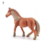 Universal Farm Figurines Horses Cake Topper Toy Exquisite Craftmanship Eco-friendly Tiny Horse Figurines