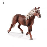 Universal Farm Figurines Horses Cake Topper Toy Exquisite Craftmanship Eco-friendly Tiny Horse Figurines