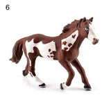 Universal Farm Figurines Horses Cake Topper Toy Exquisite Craftmanship Eco-friendly Tiny Horse Figurines