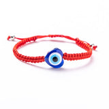 4pcs/set Handmade 7 Knots Red String Bracelet For Protection Lucky Amulet And Friendship Braid Rope Wristband Jewelry Wholesale