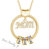 Personalize Name Beads Necklace for Mother's Day