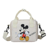2022 New Disney Shoulder Bags Cartoons Mickey Mouse Nylon Bag Women Messenger Bag Cute Anime Fashion Handbag Gifts for A Girls