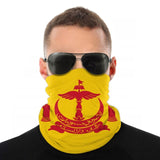 Brunei Flag Half Face Scarf