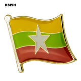 Myanmar National Flag Pin