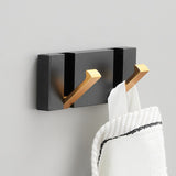 Folding Towel Rack 2-Way Installation for Wall Hanger Bathroom Kitchen