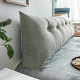 Headboard Pillow Triangle Cushion Reading Large Bolster Backrest Positioning Support body wedge sleeping pillow for Bed Headboar