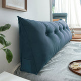 Headboard Pillow Triangle Cushion Reading Large Bolster Backrest Positioning Support body wedge sleeping pillow for Bed Headboar