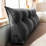 Headboard Pillow Triangle Cushion Reading Large Bolster Backrest Positioning Support body wedge sleeping pillow for Bed Headboar