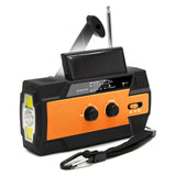 Wireless Outdoor Hand-cranked Solar Charging Emergency FM Radio