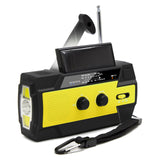 Wireless Outdoor Hand-cranked Solar Charging Emergency FM Radio
